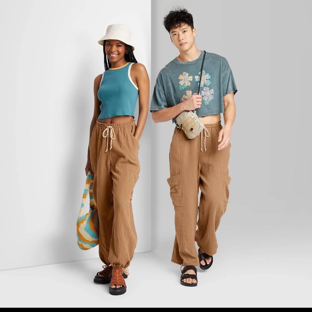 COPY - Wild Fable Cargo Gauze Pants